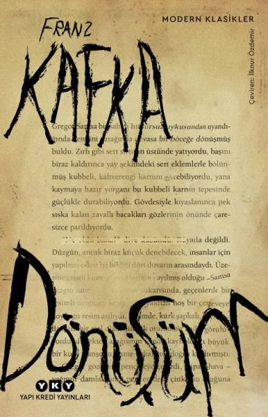 Dönüşüm Modern Klasikler FRANZ KAFKA ürün görseli 1