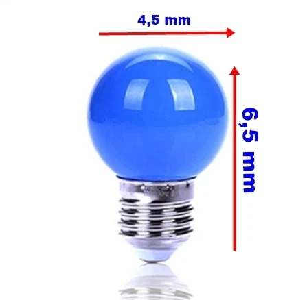 CATA 1w MAVİ Ledli Gece Lambası E-27 Duylu - Resim 2