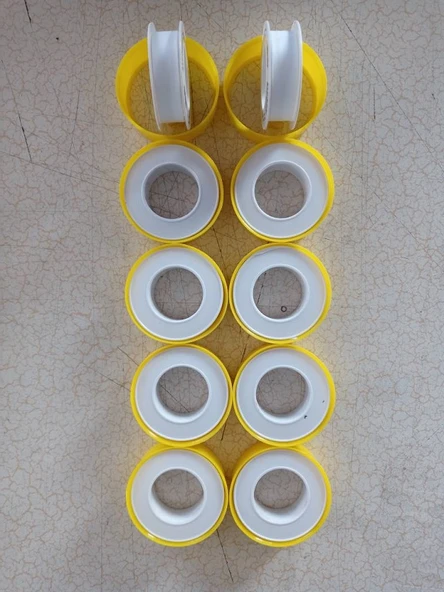 10 ADET KÜÇÜK BOY TEFLON BANT 12 mm X 8 mt ürün görseli 1
