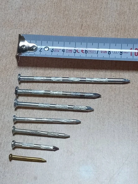 KARIŞIK ÇELİK ÇİVİ SETİ (3-4-5-6-7-8-10 cm) TOPLAM 70 AD ürün görseli 1