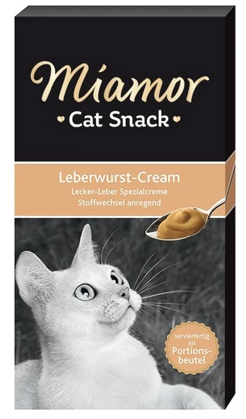 Miamor Cream Ciğerli Kedi Ödülü 6x15 gr ürün görseli 1