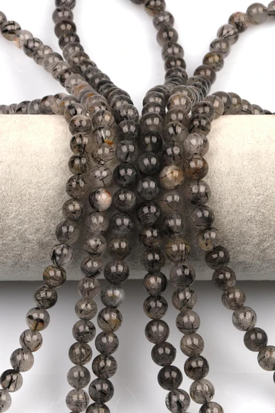 Rutil Kuvars (AAA Kalite) Doğal Taş Dizi 6 mm Küre Kesim ürün görseli 1