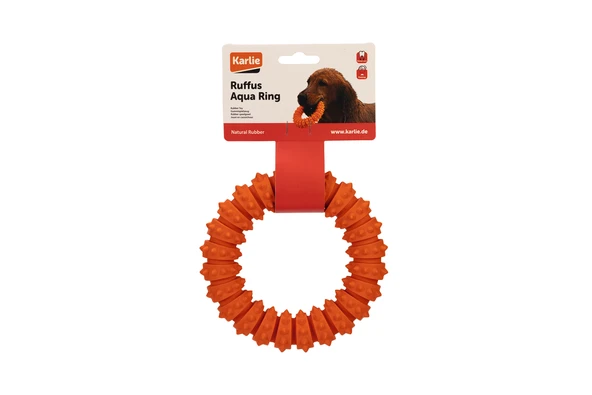 Karlıe Plastik Halka Köpek Oyuncağı Turuncu 15 ürün görseli 1