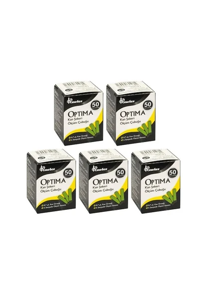 OPTİMA Şeker Ölcüm Strip (STRİBİ) 50' Li X5 Kutu ürün görseli 1