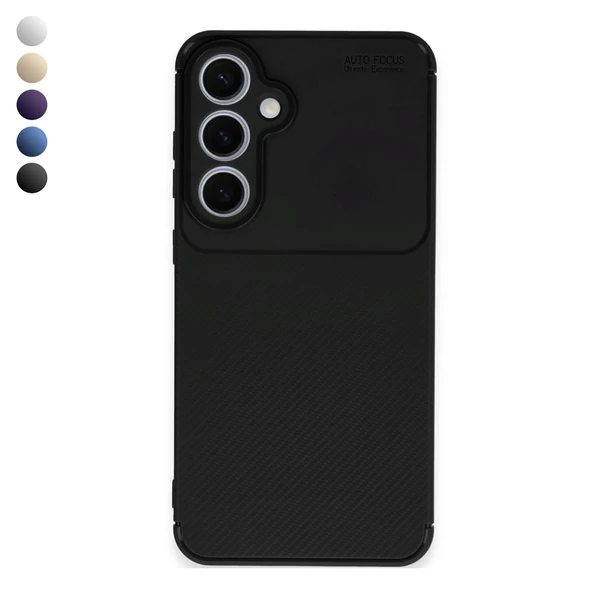 Samsung Galaxy A16 Kılıf Focus Carbon Silikon Kapak ürün görseli 1