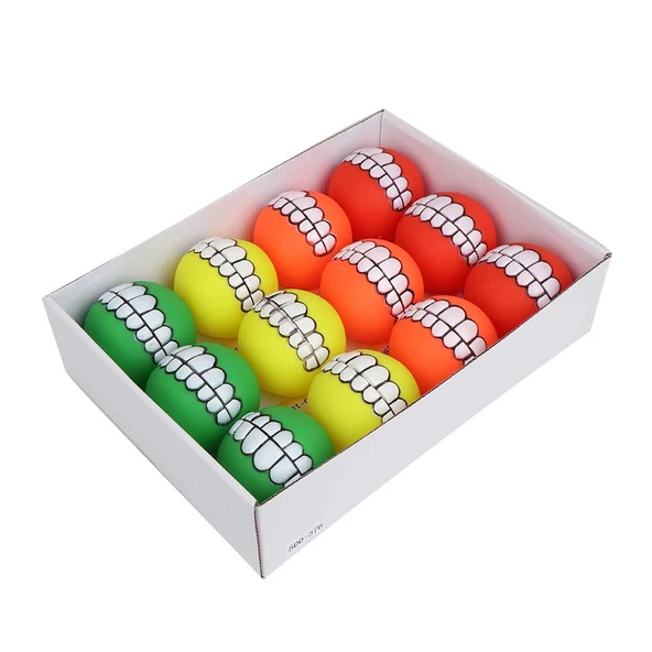 Eastland 12'li Plastik Diş Desenli Top Seti Çap 7 Cm ürün görseli 1