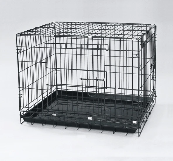 Dayang Köpek Kafesi Siyah 78x48x55 ürün görseli 1