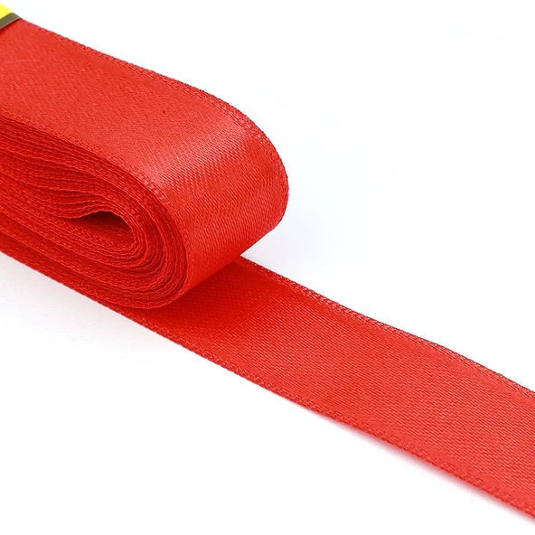 NEDI KURDELE SATEN 6CM 10MT KIRMIZI ürün görseli 1