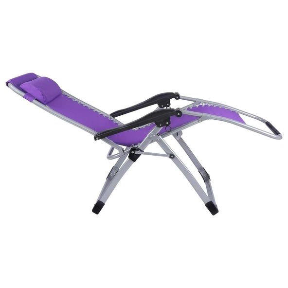 Andoutdoor Teline Katlanır Şezlong - Resim 4