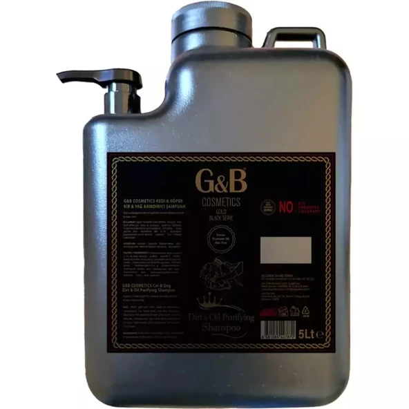 G&b Kir Yağ Arındırıcı Pet Şampuan 5 Lt ürün görseli 1