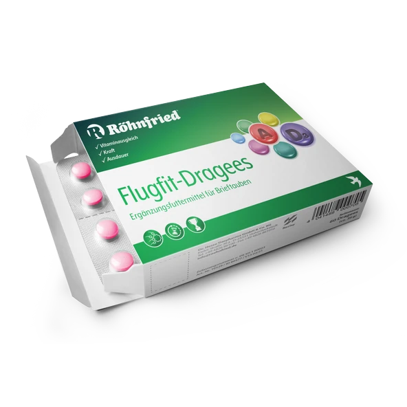 Röhnfried Flugfit Drajeler Vitamin, Aminoasit, Bal ve Karbonhidrat Kombinasyonu ürün görseli 1