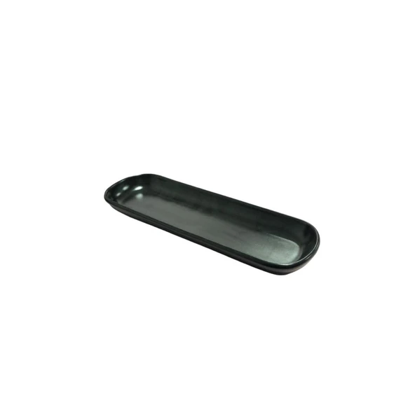 Keramika Kayık Noyan 26*9 Cm Mat Siyah ürün görseli 1