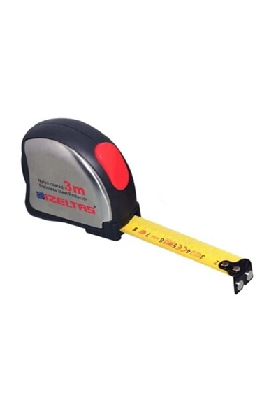 İZELTAŞ Şerit Metre - 3mt Krom 0588150013 () ürün görseli 1
