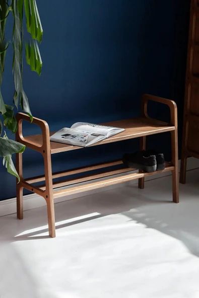 Woodesk  Porta, Ahşap, Ayakkabılık Ve Raf Sistemi, 100x65, Ceviz Renk, Cpt4724-100 ürün görseli 1