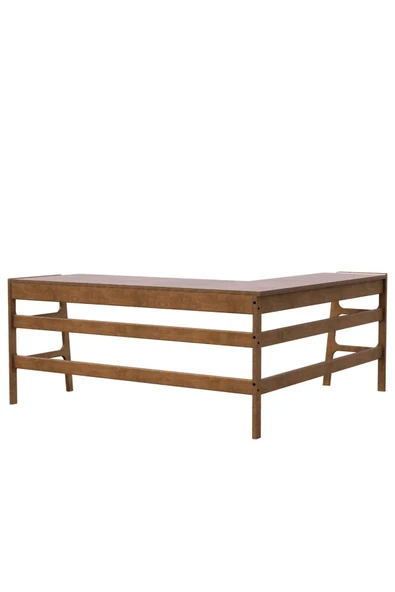 Woodesk  Zeytin Ahşap Çalışma Masası 180x60 Ceviz Renk Cpt4628-170 ürün görseli 1