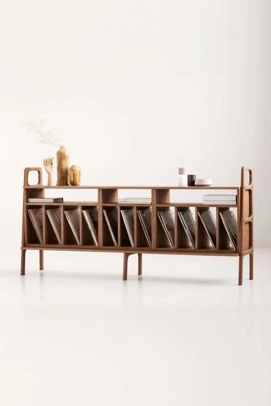 Woodesk  Scala, Ahşap, Konsol Ve Raf Sistemi, 190x90, Tik Renk, Cpt4685-190 ürün görseli 1