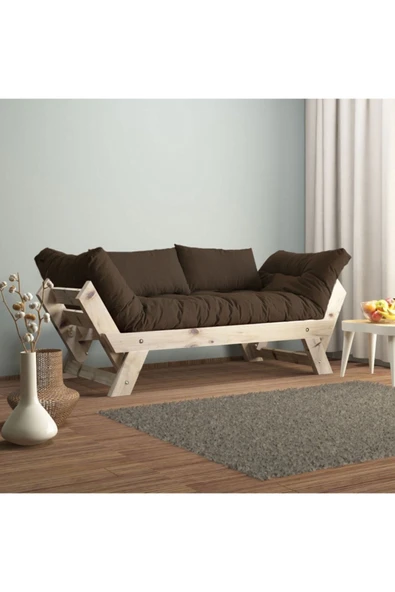 Woodesk  Adalar Modern Natural- Kahverengi Renk Ahşap Kanepe ürün görseli 1