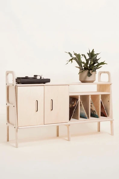 Woodesk  Vetro, Ahşap, Dolap Ve Konsol, 140x90, Natural Renk, Cpt4702-140 ürün görseli 1