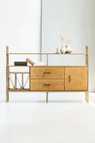 Woodesk  Riva, Ahşap, Dolap Ve Konsol, 170x115, Natural Renk, Cpt4696-170 ürün görseli 1
