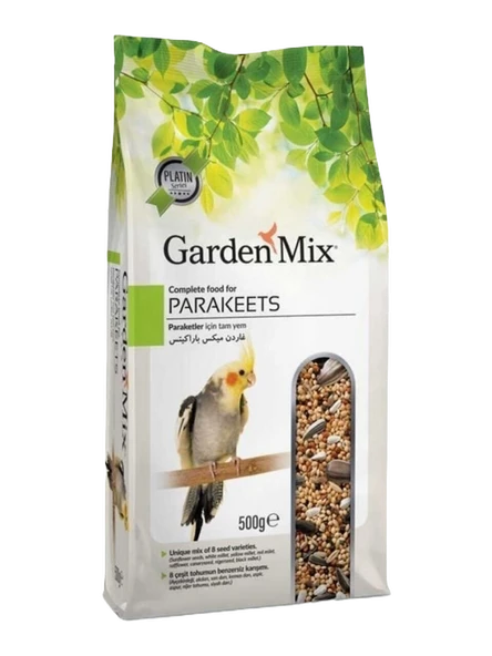 Gardenmix Platin Paraket Papağan Yemi 500 Gr ürün görseli 1