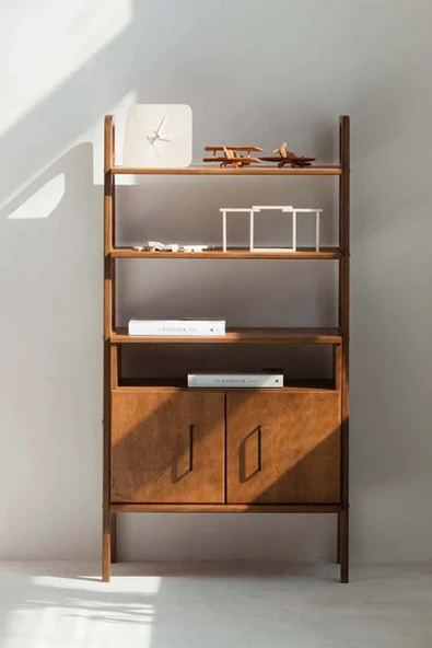 Woodesk  Alba, Ahşap, 140x75, Kitaplık Ve Raf Ünitesi ürün görseli 1