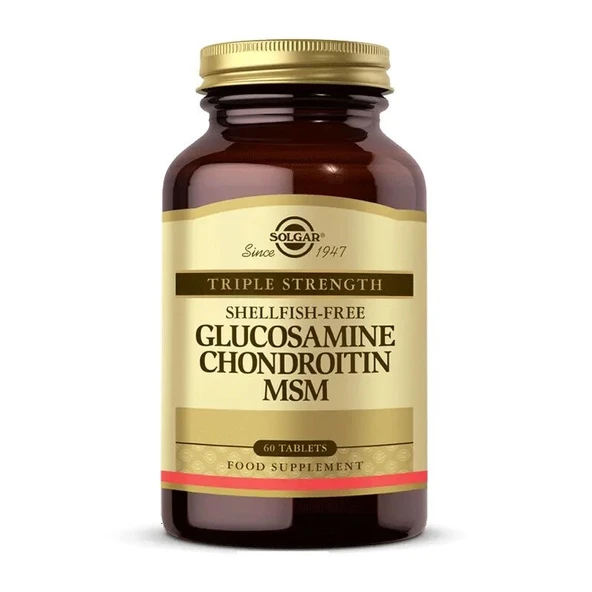 Solgar Glucosamin Chondroitin MSM 60 Tablet ürün görseli 1