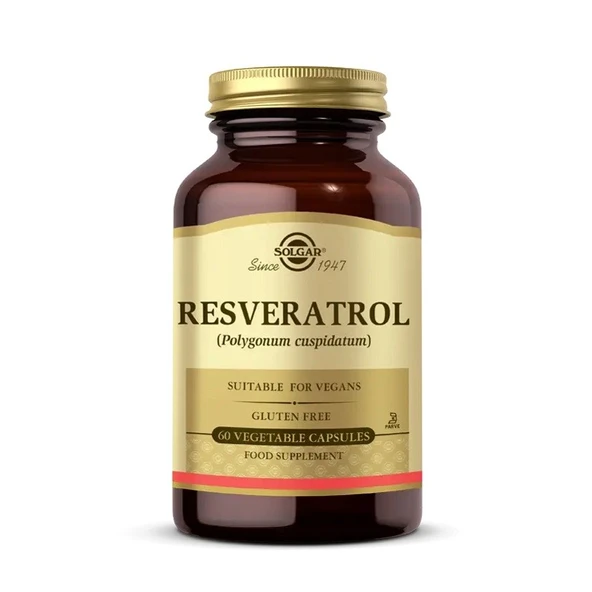 Solgar Resveratrol 60 Vegi Kapsül ürün görseli 1