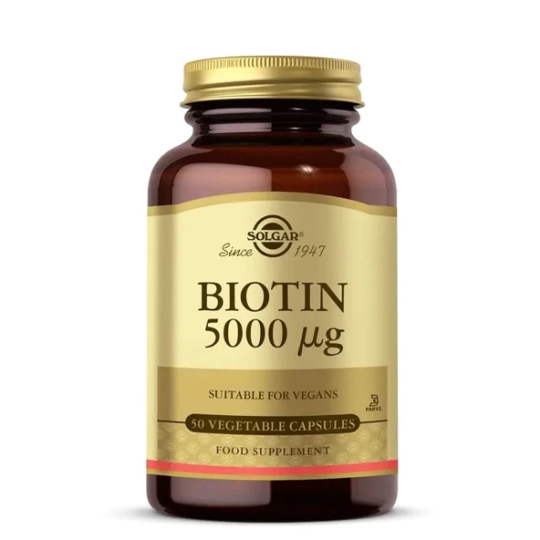 Solgar Biotin 5000mcg 50 Kapsül ürün görseli 1