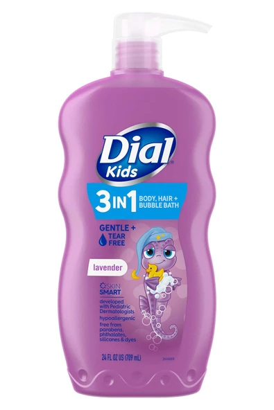 Dial Çocuklar İçin Lavanta Kokulu Şampuan + Duş Jeli + Banyo Köpüğü 709ML ürün görseli 1