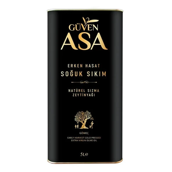 Güven Asa Erken Hasat Soğuk Sıkım Natürel Sızma Zeytinyağı 5 lt ürün görseli 1