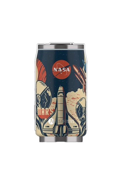 Les Artistes Paris Isı Yalıtımlı Kutu Çelik Termos 280ml Nasa  Çok Renkli 280 ML ürün görseli 1
