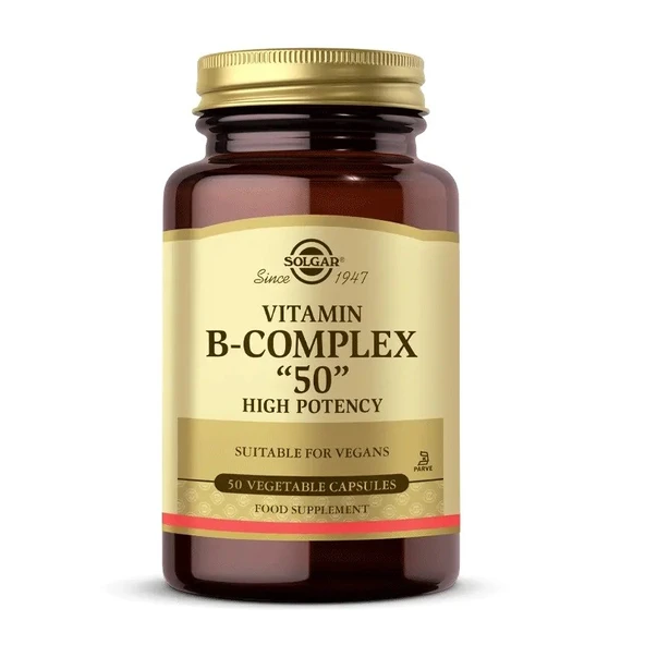 Solgar Vitamin B Complex 50mg 50 Kapsül ürün görseli 1