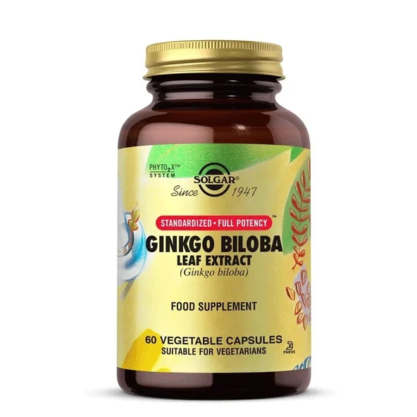 Solgar Ginkgo Biloba Leaf Extract 60 Kapsül ürün görseli 1