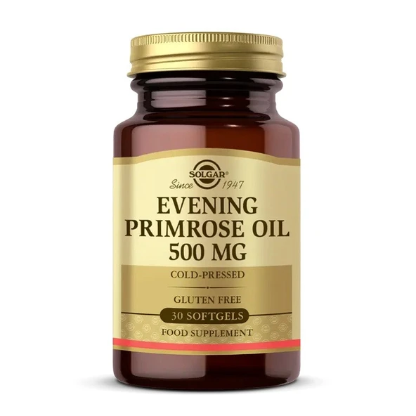 Solgar Evening Primrose Oil 500mg 30 SoftGel Kapsül ürün görseli 1