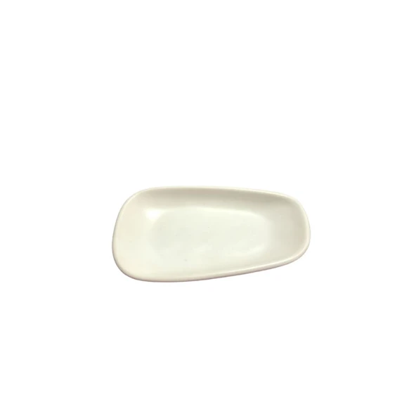 Keramika Kayık Tetra 15 Cm Mat Beyaz ürün görseli 1