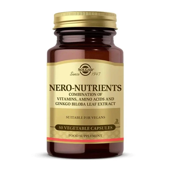 Solgar Nero Nutrients 30 Kapsül ürün görseli 1