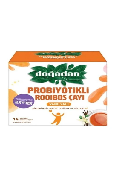 Doğadan Probiyotikli Rooibos Çayı Vanilyalı 14'lü ürün görseli 1