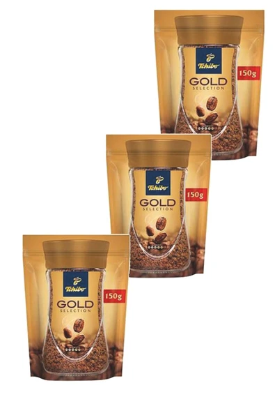 Tchibo Gold Selection Çözünebilir Kahve Ekonomik Paket 150 gr 3'lü ürün görseli 1