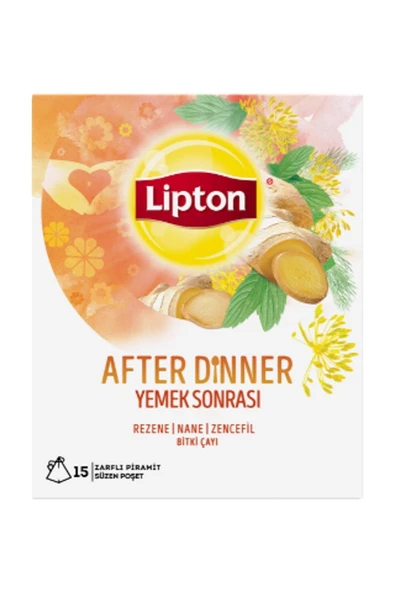 Lipton After Dinner Bardak Poşet Bitki Çayı 15'li 22.5 gr ürün görseli 1