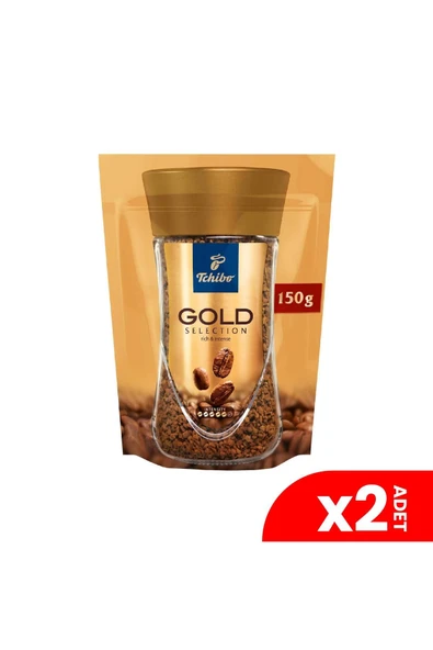 Tchibo Gold Selection Çözünebilir Kahve Ekonomik Paket 150 gr 2'li ürün görseli 1