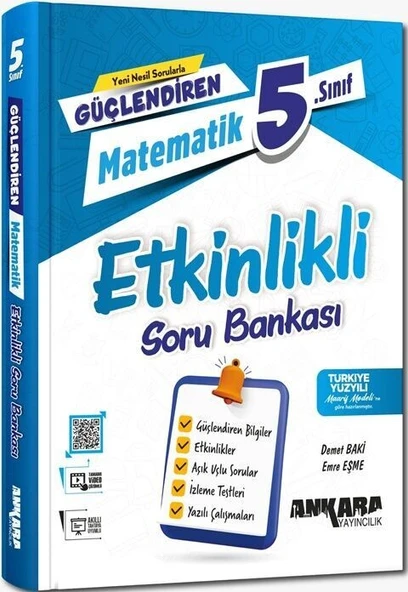 5. Sınıf Matematik Güçlendiren Etkinlikli Soru Bankası Ankara Yayıncılık ürün görseli 1