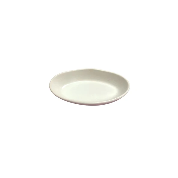 Keramika Deniz Çerezlik 12 Cm Mat Beyaz ürün görseli 1