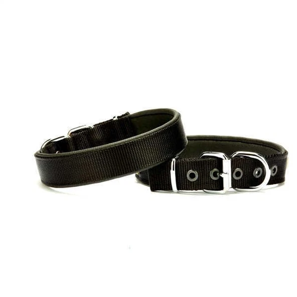 Doggie Köpek Tasması Softlu 3 cm x 65 cm Siyah ürün görseli 1
