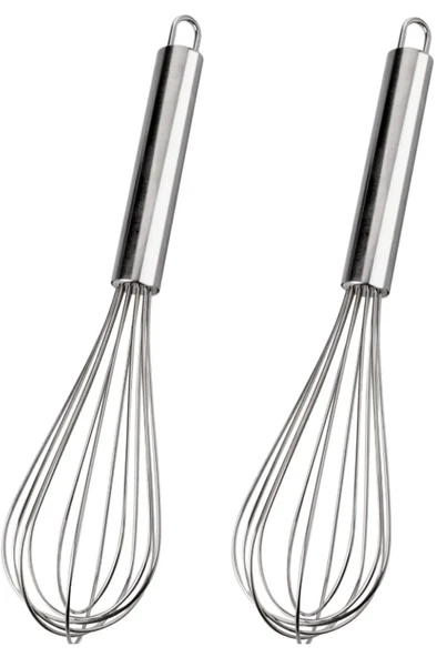 Orvila Orvila 2'li Çelik Lüx Çırpıcı Set 25 Cm ürün görseli 1