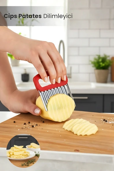 Orvila Orvila Cips Patates Dilimleyici Sebze Ve Meyve Doğrayıcı ürün görseli 1