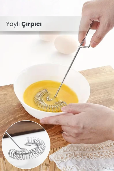Orvila Orvila Yaylı Spiral Yumurta Çırpıcı Mikser Ve Krem Karıştırıcı ürün görseli 1