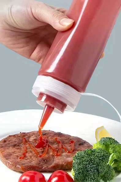 Orvila Orvila Master Chef 700ml Sızdırmaz Kapaklı Şeffaf Yağdanlık Sirke Ketçap Mayonez Sosluk ürün görseli 1