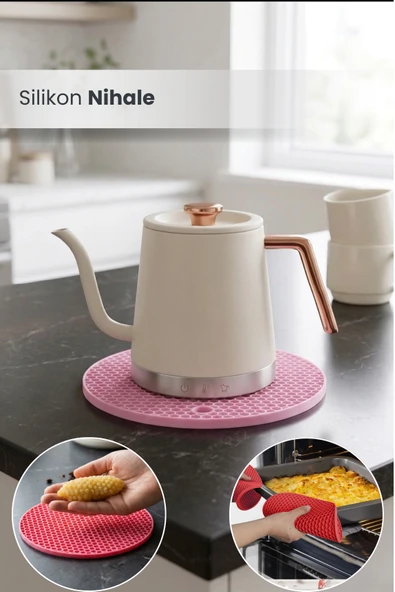 Orvila Orvila Home Silikon Nihale Petek Desenli Kalburabastı Kalıbı ürün görseli 1