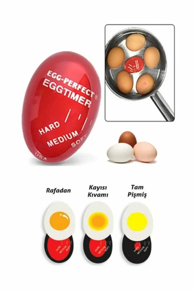 Orvila Orvila Yumurta Zamanlayıcı Egg Timer Dakikatör ürün görseli 1