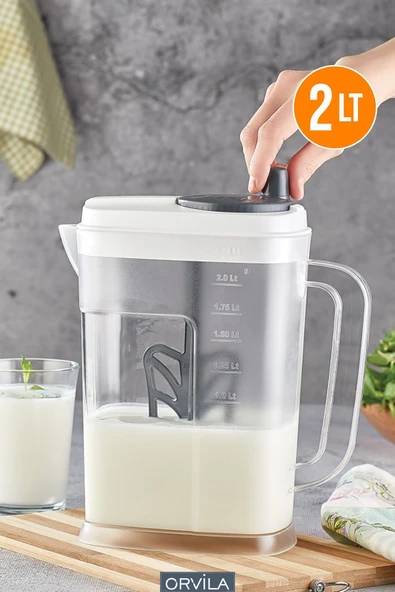 Orvila Orvila Mikser Çırpıcı Karıştırıcı Sürahi 2 Lt | Limonata Ayran Içecek ürün görseli 1